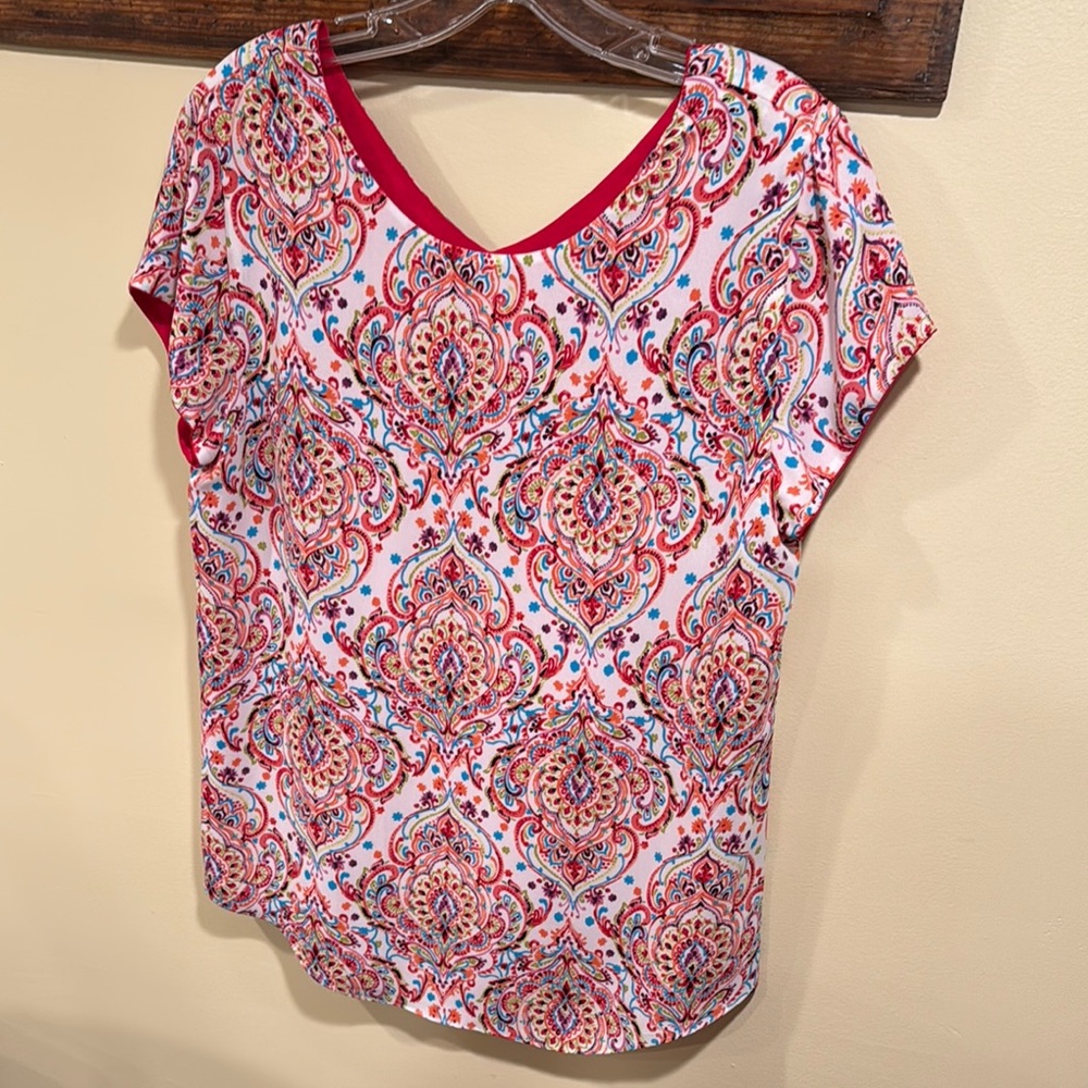 Chico’s Reversible Paisley Print Women's Top
